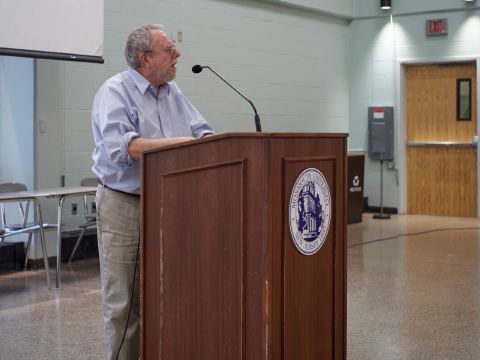 David Denby delivers the keynote address, photo 16 of 17