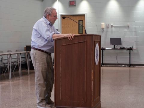 David Denby delivers the keynote address, photo 17 of 17