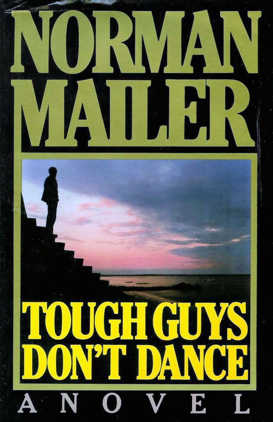 First-edition dust jacket of Tough Guys Don't Dance, Random House, 1984