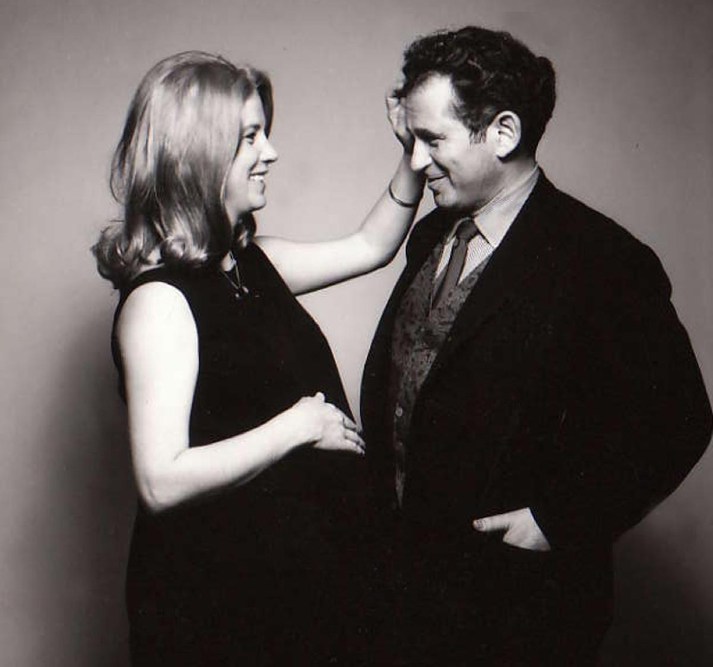 Norman Mailer and Beverly Bentley in 1964