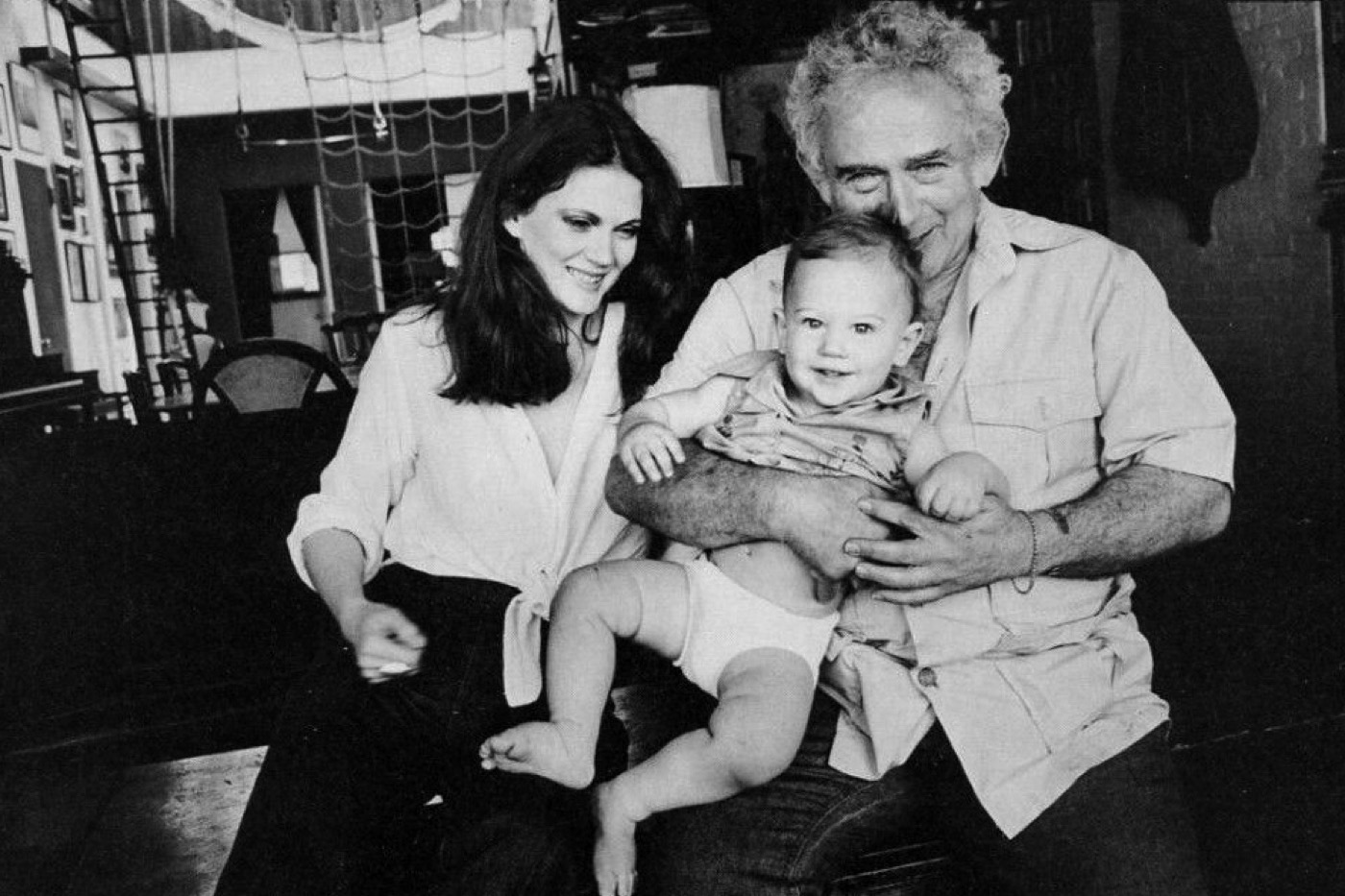 Norris Church, John Buffalo, and Norman Mailer in 1979